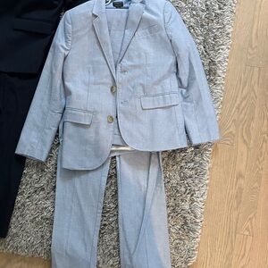 J. Crew Light Gray Kids Blazer and Pants Set